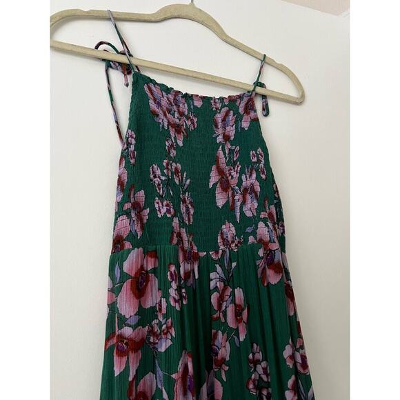 Free People Intimately Green Garden Party Maxi Dress Sz S - Picture 5 of 7